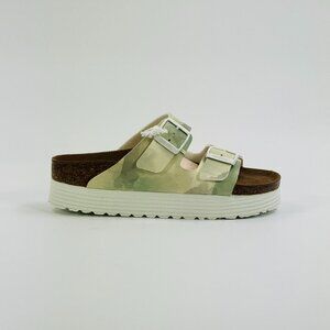 Papillio By Birkenstock Arizona Grooved 'Watercolor Khaki' 1024605 Multi Size